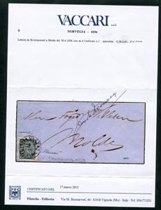 Norvegia 1856 - Lettera da Kristiansund a ... 