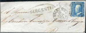 1859 - Fragment from Girgenti dated 18 April ... 