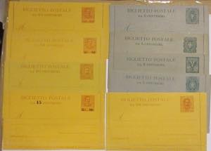 Kingdom of Italy - Postal cards, set of 9 ... 