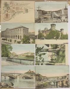 Turin - 8 new postcards from the early 1900s.