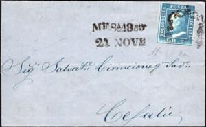 1859 - Lettera con testo del 21 novembre da ... 