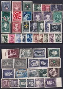 Austria - 1947/55 - Insieme di francobolli ... 
