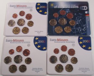 Germany - Collection of BU coin sets from ... 