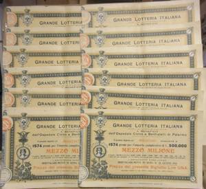 Lottery tickets - Lot of ... 
