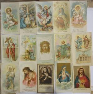 Religious images and holy cards - Lot of ... 