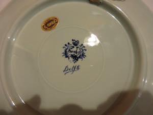 Boch ceramic plate of Belgian origin, dating ... 