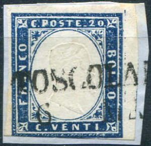 1859 - Toscolano straight block letters, ... 