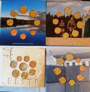 Estonia - BU coin set collection from 2011 ... 