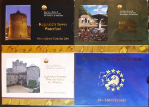 Ireland - Collection of BU coin sets from ... 