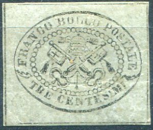 1867 - Cent. 3 grigio, ... 