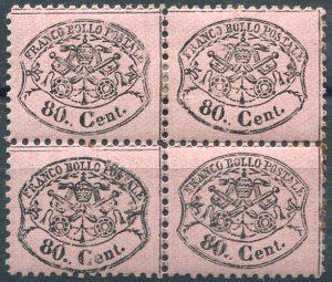 1868 - Cent. 80 rosa ... 