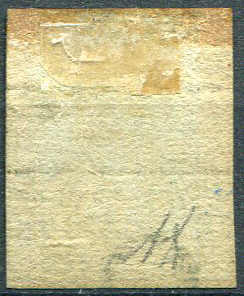 1851/52 - 4 cr. verde su grigio, n. 6, ... 