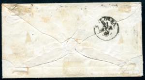 1857 - Letter from Pisa to Bologna with 4 ... 