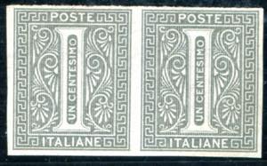 1863 - Vittorio Emanuele II, c. 1, prova ... 