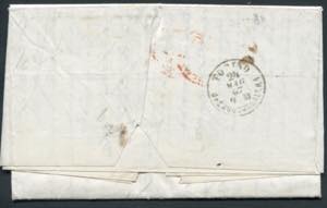 1870 - Letter for England franked with ... 