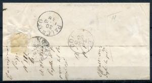 1879 Service overprinted c. on 0,02 in strip ... 