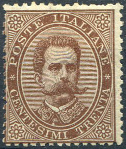1879 Umberto I, c. 30 ... 