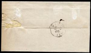 1882 - Lettera da Ravanusa per Girgenti con ... 