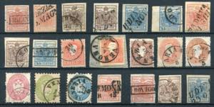 1850/64 - Lot of 21 used values, good ... 