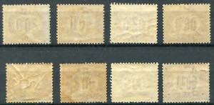 1875 Service, numbers in oval, no. 1/8, ... 