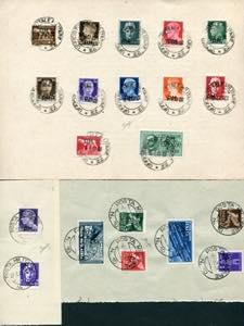1942 - Stamps of Italy overprinted P.M., n. ... 