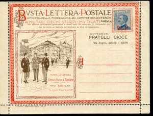 1921 - Postal Letter Envelope with c. 25 ... 