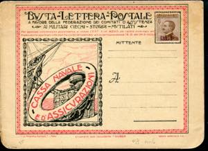 1921 - Busta Lettera Postale con c. 40 bruno ... 