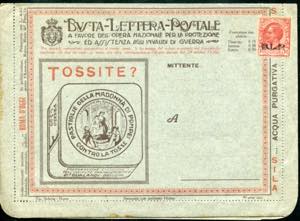1923 - Busta Lettera Postale con c. 10 rosa, ... 