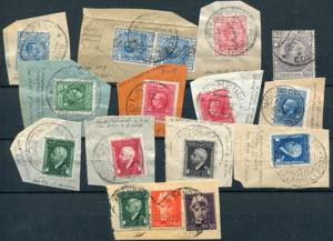 1905/42 - Revenue stamps - Lot of 14 revenue ... 