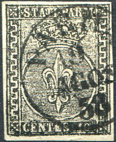 1852 - Cent. 10 white, ... 