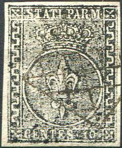 1852 - Cent. 10 bianco, ... 