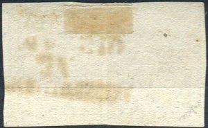 1852 - Cent. 10 bianco, n. 2, in bella ... 