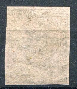 1852 - Cent. 15 rosa, n. 3 usato. Cat. 220