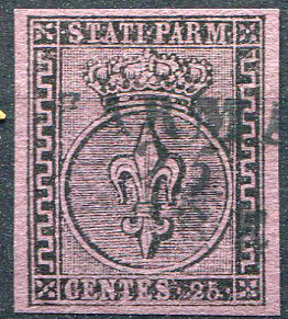 1852 - Cent. 25 violet, ... 