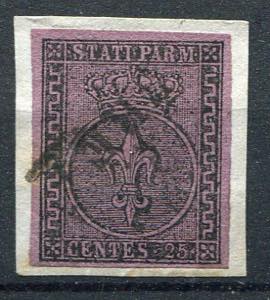 1852 - Cent. 25 violet, no. 4 used on ... 