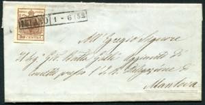 1852 Lettera da Milano a ... 
