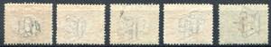 1903 Eritrea, lot of postage due, unsecured ... 