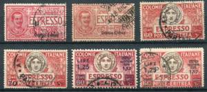 1907/37 Eritrea, lotto ... 