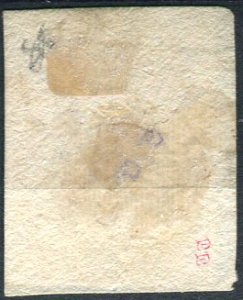 1853/55 - Cent. 15 vermiglio, n. 7 usato e ... 
