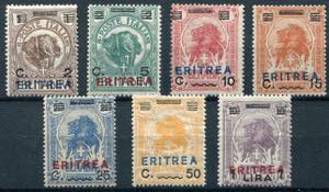 1924 Eritrea, elefante e ... 