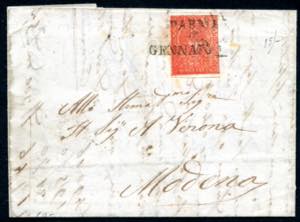 1854 - Letter with text ... 