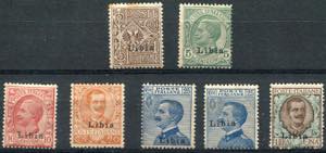 1912/17 Libya, variety ... 