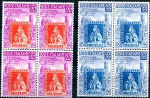 1951 Centenary stamps of Tuscany, in ... 