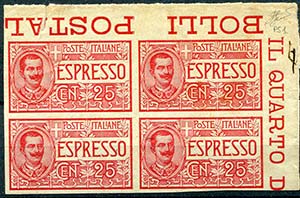 1903 Vittorio Emanuele 3°, espresso c. 25 ... 