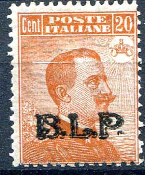 1923 BLP, c. 20 arancio, ... 