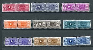 1950 Somalia A.F.I.S. Pacchi Postali n.1/9 ... 