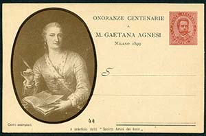 1899 Cartolina Commissione Privata - Gaetana ... 