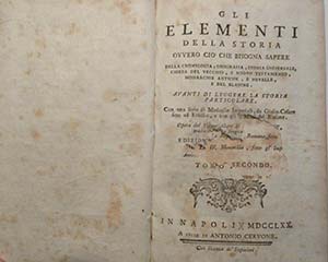 1770 - Gli elementi della storia - Libro con ... 