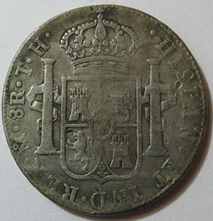 1808 Messico, Carlo IIII, 8 Reales (MB). Ag. ... 