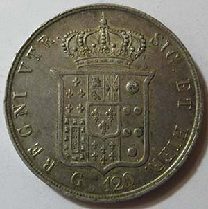 1857 Regno delle due Sicilie, Ferdinando II, ... 